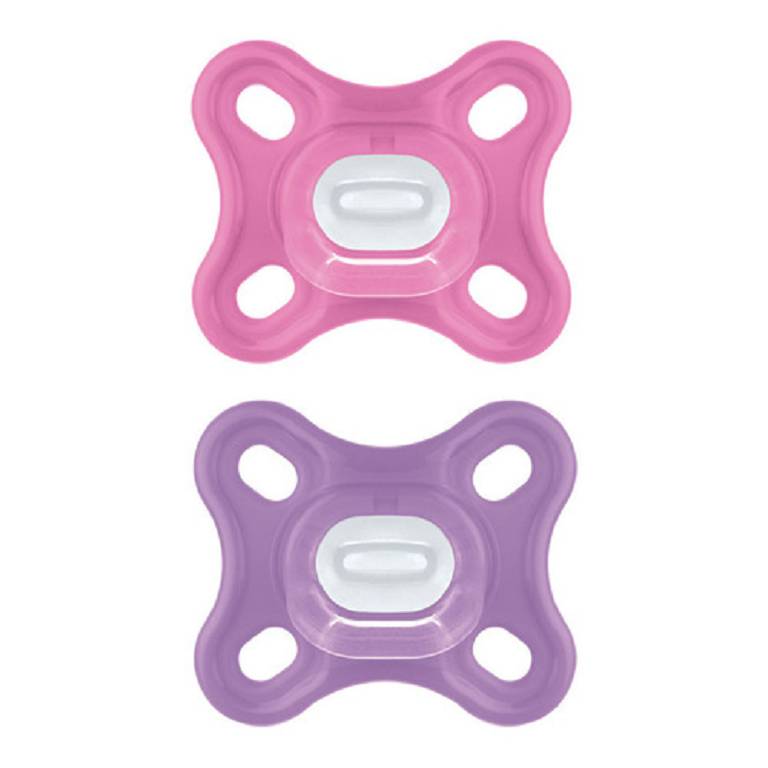 MAM COMFORT 0-3M SIL FEMM 2PZ